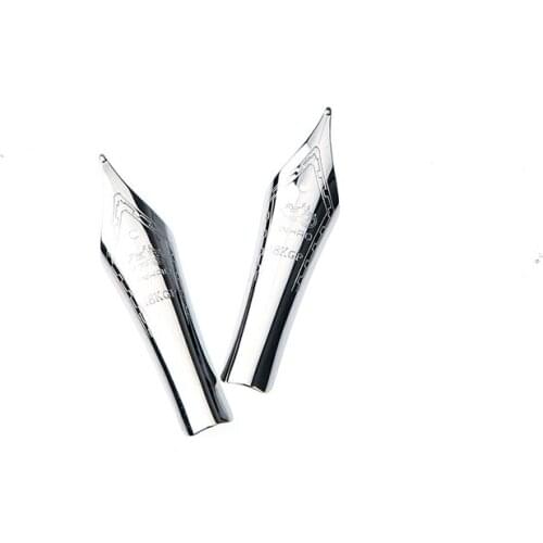 1pc DIY 750 159 Metal Silver 0.5mm Standard Fountain Pen Replacement Nib For Jinhao