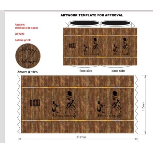 100pcs/lot Custom Logo Neoprene Stubby Holder Beer Can Cooler Bags Waterproof Bottle Sleeves For Bar Restaurant Wedding Gifts