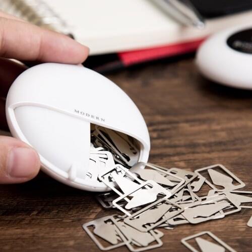 36pcs Creative Mini Metal Reading Bookmark Small Fresh Arrow Cute Bookmark Gift Box Packaging for Student Office Suppliers