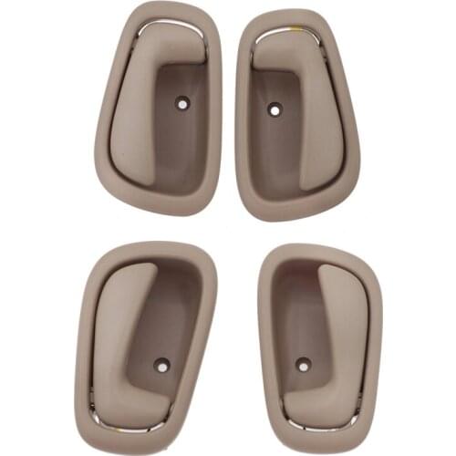 4PCS 69206-02050,69205-02050 Car Front Rear Left Right Inner Inside Door Handle For Toyota Corolla Chevrolet Prizm1998 ~ 2002