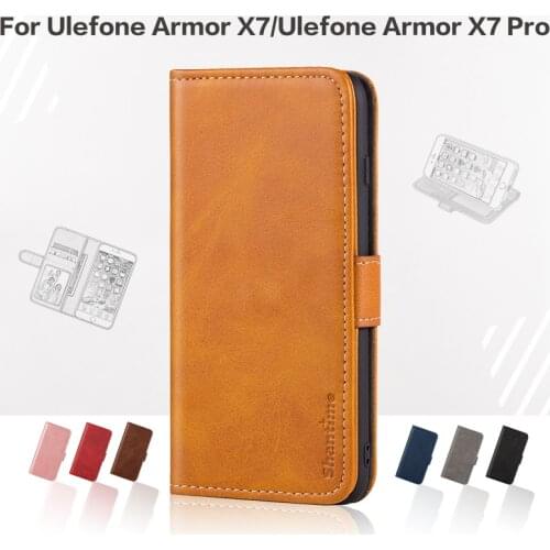 Flip Cover For Ulefone Armor X7 Business Case Leather Luxury With Magnet Wallet Case For Ulefone Armor X7 Pro Phone Cover