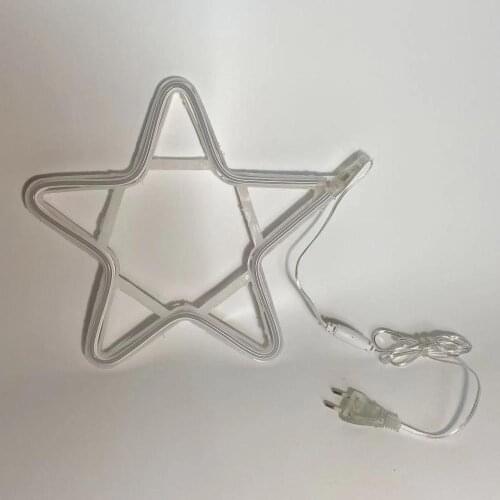 Five-Stars Flexible Lamp Belt Strip Neon Light For Indoor Outdoor Silicone Heat-Resistant Waterproof New Year decorations