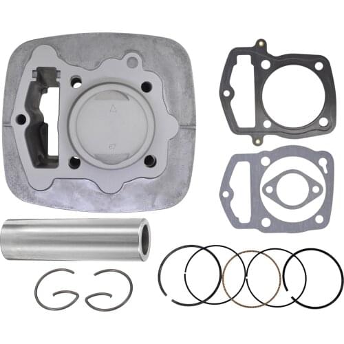 Motorcycle Cylinder Piston Gasket Rebuild Kit 67mm for LONCIN RE250 CRF230 GP250 CB250 GTY TGR CQR KAYO BSE 250 Dirt Bike QUAD