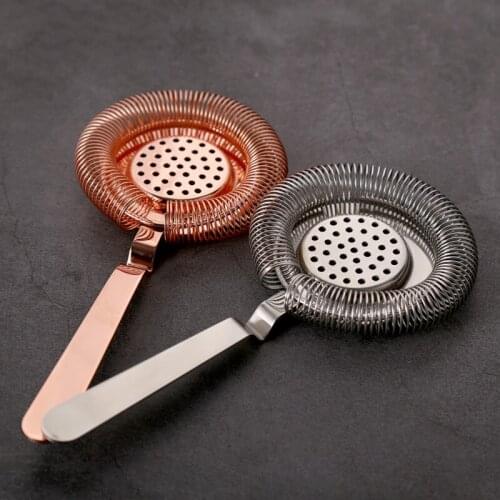Kitchen Barware Bar Tools Stainless Steel Japan Style Ice Filter Bar Strainers