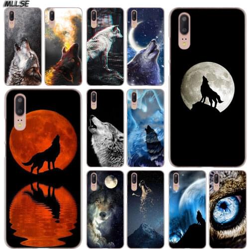 MLLSE Howling wolf live Fashion Clear Case Cover for Huawei P30 P20 P10 P9 P8 Lite 2017 P30 P20 Pro Mini P Smart Plus Cover Hot