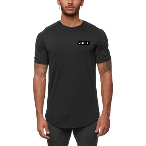 Men Breathable Quick Drying Short Sleeve Solid Color Printed O-neck T-shirt Summer Top Undershirt