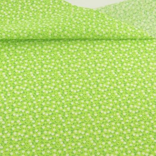 Teramila Sewing Tecido 100% Cotton Fabric Home Textile Patchwork Scrapbooking Decoration Dolls Small Flowers and Leaves Design
