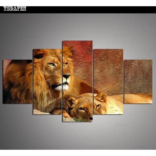 Op de muur HD print olieverf modulaire foto Scenery poster kind room decor woondecoratie 5 stks canvas art z122