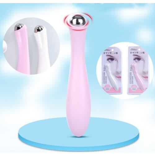 Portable 360 Degree Manual Eye Massager Roller Ball Massage Roller Women Vibration Dark Circle Nutrition Instrument Health Care
