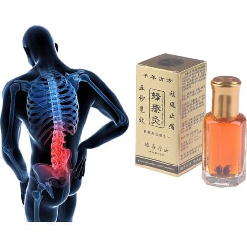 Neck Back Body Relaxation Pain Killer Body Massage Tiger Balm 12ML Herbal Patches Bee Venom Essential Oil