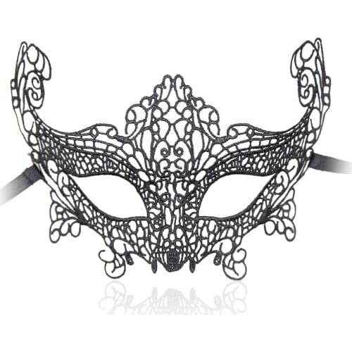 Sexy Cosplay Toy Costumes Women Lace Party Nightclub Queen Eye Mask Erotic Lingerie Masquerade Venetian Carnival Anonymous Rave