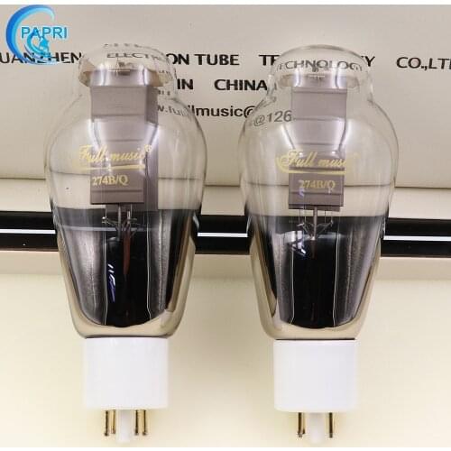 TJ FULLMUSIC 274B-Q Vacuum Tube Rectifier Tube Replace 274B 5U4G For Vintage Audio Amplifier Factory Matched Pair