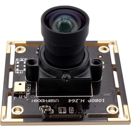 SONY IMX322 Webcam No Distortion CCTV Security Protection USB Camera Module H.264 30fps 1920*1080 webcam for Windows Linux MAC