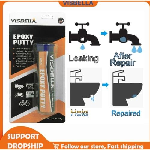 VISBELLA Epoxy Putty Adhesive Glue Clay Super Glue Plastic Rubber Water Pipe Metal Glass Wood Sealant Tile Caulk Repair Tools