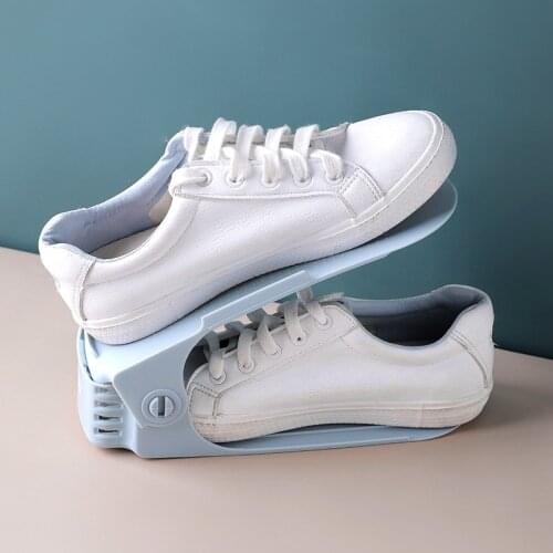 Integrated shoe rack Double adjustable shoe rack Shoe storage rack Slipper storage Home storage