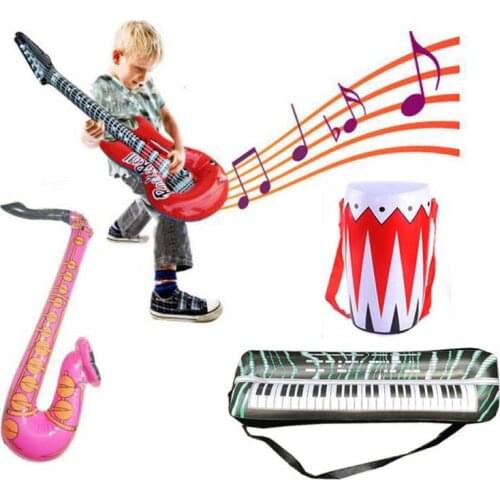 1 PCSLarge Inflatable Keyboard And DrumBoy Inflate Birthday Party Toys Decoration Balloons Wedding Pool Party Accessories 2021