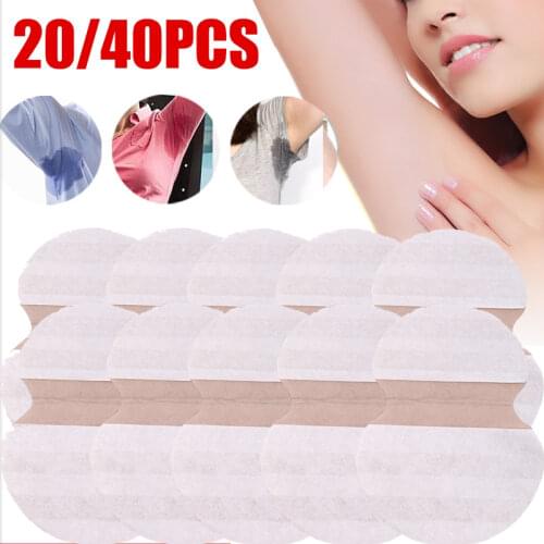 10/20/40pcs Underarm Pads Gasket Disposable Armpit Anti Sweat Stickers Women Men Summer Sweat Absorbing Pads Shield Patches