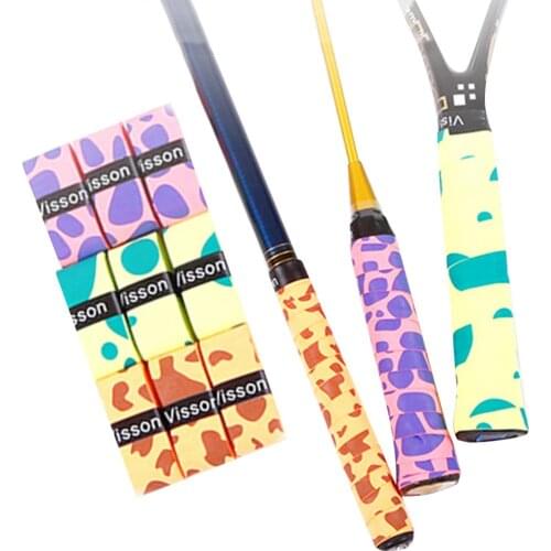 12pcs Environmental matte non-slip sweat band racquet over grip sweatband Tennis overgrips Badminton racket grips