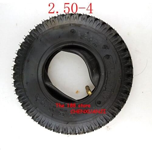 2.50-4 tire and inner tire fits Motorcycle tyre Gas Electric Scooter Bike Tire and Scooter wheelchair wheel good quality