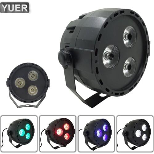 2021 NEW MINI 3X10W LED RGBW 4IN1 UV Strobe Par Light DMX512 For DJ Disco Stage Prom Bar Dance Floor Club Music Restaurant