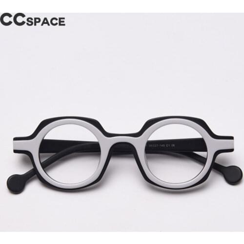 49872 Retro Round Acetate Optical Glasses Frames Men Women Fashion Computer Eyeglasses