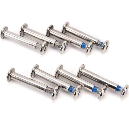 8Pcs/set Roller Skates Parts Axle Male And Female Screws For Child Kid Or Adult Free Skating Inline Skates