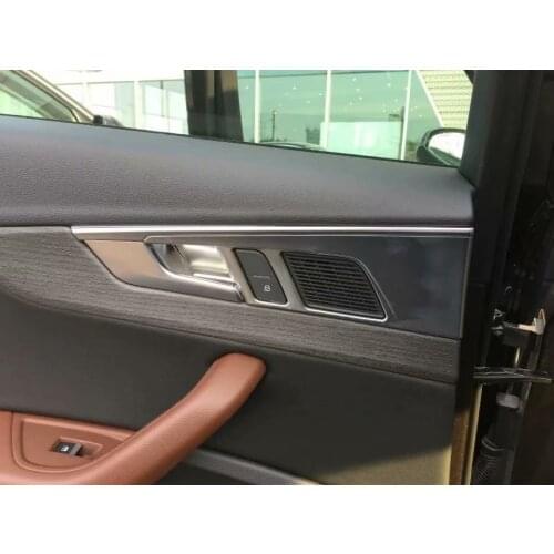 ABS Chrome For Audi A4L 2021 Door Interior Handle Cover Trim Decorative Protection Car styling Accessories 4pcs