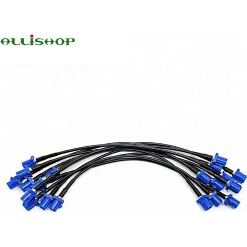 ALLiSHOP 1 pcs 15/30/50CM Fakra male plug "C" straight to Fakra plug "C" straight pigtail cable RG174