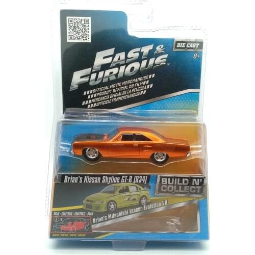 Ja da 1:64 Plymouth Road Runner alloy toy car toys for children diecast model car Birthday gift