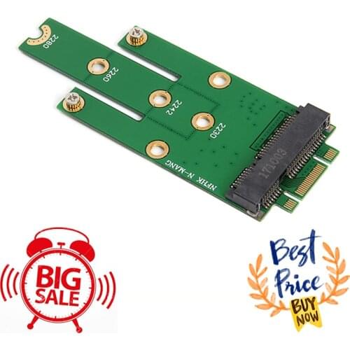 MSATA To M.2 Convert Card 6.0Gb/s M.2 SATA-Bus SSD B Key To MSATA Male Riser M.2 Adapter For 2230-2280 M2 SSD
