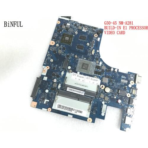 BRAND NEW..ACLU5 / ACLU6 NM-A281 G50-45 LAPTOP MOTHERBOARDFOR LENOVO G50-45 mainboard ,onboard E1 PROCESSOR _discrete graphic