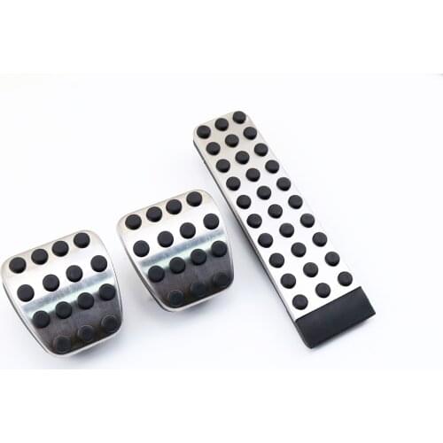 MT Foot Fuel Gas Accelerator Clutch Brake Pedal Cover Trim Fit For Benz W210 S210 E-class 1996-2002 Accessories E230 E240 E280