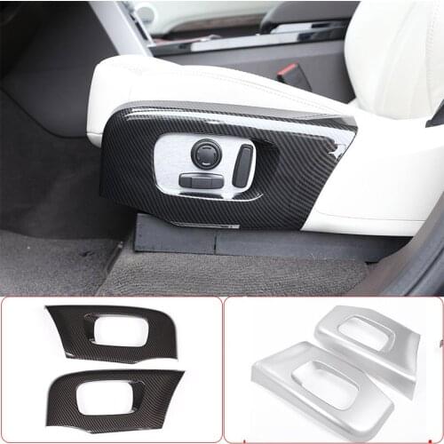 For Land rover Discovery 5 2017-19 ABS Chrome Car Seat Side Cover Frame Trim For Range Rover Velar RR Sport 2018 2019