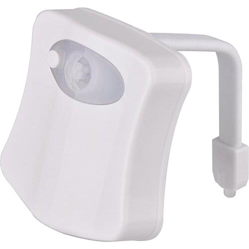 16-Color/8-Color Toilet Night Light, Motion Activated Detection Bathroom Fits Any Toilets