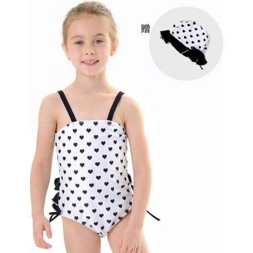 New Girls' One Piece Swimsuit Cross Border Express Wholesale Childrens Swimsuit Personalized Hot spring Swimsuit