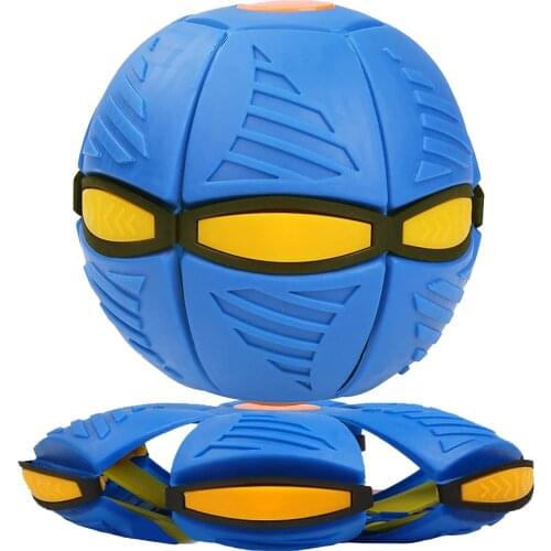 New Flying Ufo Boomerang Toy Flat Throw Disc With Led Light Toy Sports Entertainment Garden Basketball Gametoys For Children