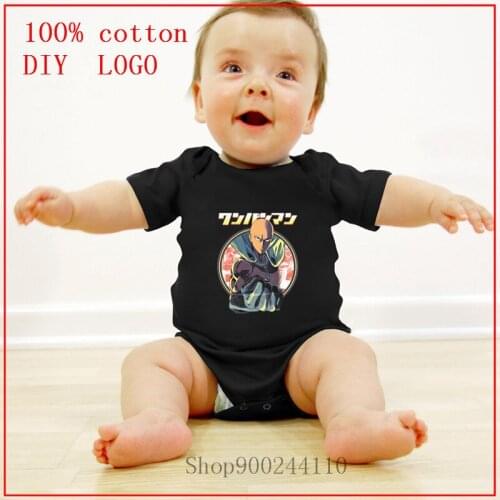 Newborn Baby Girl Boy Clothing One Punch Man Printed Bodysuit baby Summer Unisex Baby Casual Clothes brithday gifft for children