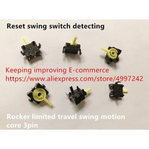 Original new 100% reset swing switch detecting rocker limited travel swing motion core 3pin
