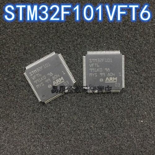 1PCS 100% new original authentic STM32F101VFT6 QFP-100 32F101VFT6 QFP100 32-bit microcontroller chip