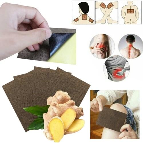 50pcs Nature Herbal Ginger Warm Paste Pads Warm Keeper Pain Relaxer Ginger Parch Useful Nature Warm Paster Women Autumn Winter 2