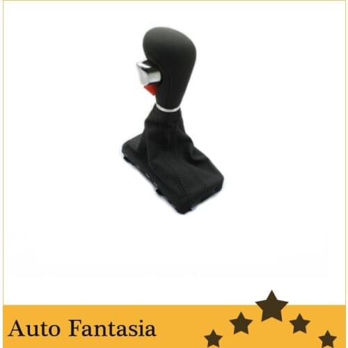 Shift knob with boot gaitor (grey) for Audi a4 b8