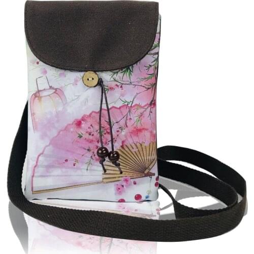 Canvas Floral Printing Womens Small Coin Purses Organizer Wallets Female Phone Money Pouches Carteiras Femininas for Girls