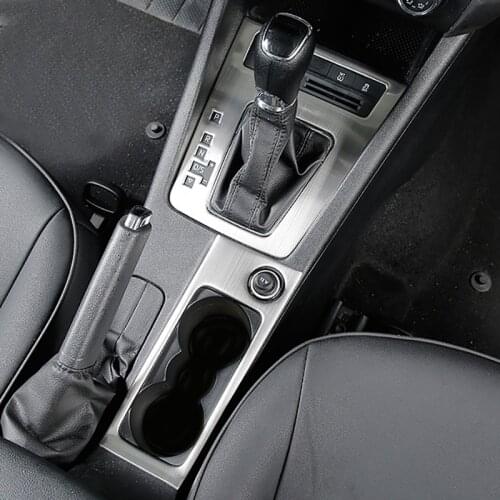 Silver item for Skoda AT Octavia 2015-2019 Octavia wagon 2017-2019 Interior decoration Window button panel Decorative frame