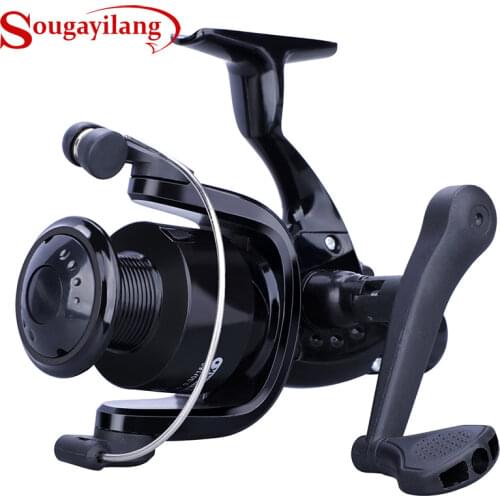 Sougayilang Post-loading Spinning Fishing Reel 5.1: 1 ABS Carp Spinning Fishing Reel Max Drag Power 10LB Carp Fishing Tackle