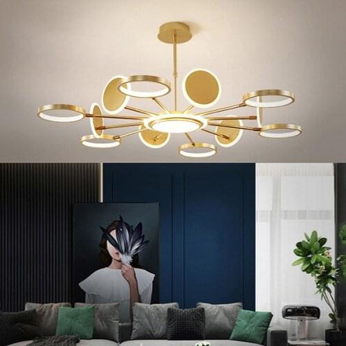 Post Modern Molecular LED Light Luxury Simple Chandelier For Living Room Bedroom Dining Room Study Parror Decoration Hotel Lobby