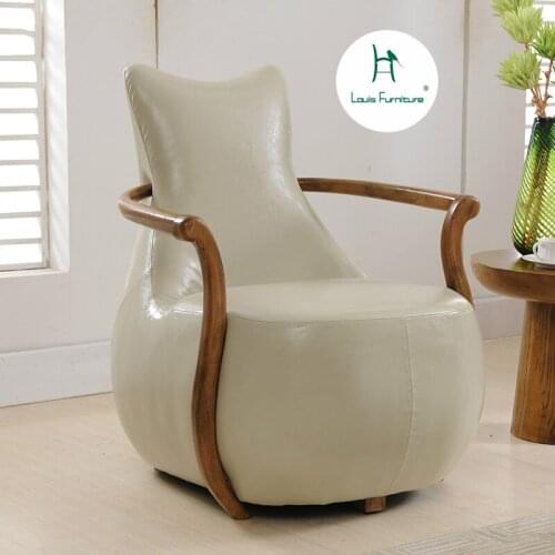 Louis Fashion Antique Fishtail Chair European Style Solid Wood Coffee Shop Guest Chair