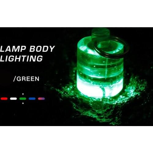 Fishing Light Mini LED Waterproof Fishing Bait Light Underwater Fish Lure Flashing Lamp Fishing Light Squid Bait Lures 5colors