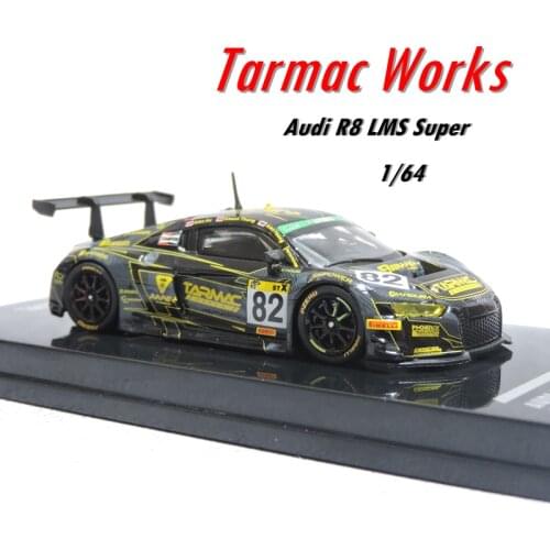 Tarmac Works 1:64 AUDI R8 2018 LMS AAPE Collection of die-casting simulation alloy model car toys
