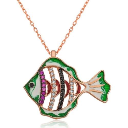 Tevuli 925 Sterling Silver Fish Pendant