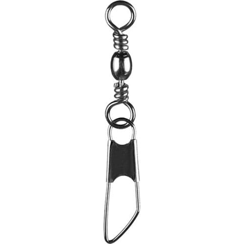 Typy A Snap 2000pcs 12# 14# Fishing Connector Pin Bearing Rolling Swivel Snaps Fishhook Lure Tackle Accessories Pesca Peche